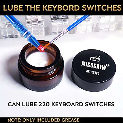 Byhoo 0.35OZ GPL 205G0 Keyboard Lube, Universal Keyboard Grease for Mechanical Keyboards, Switch Lube Kits 4
