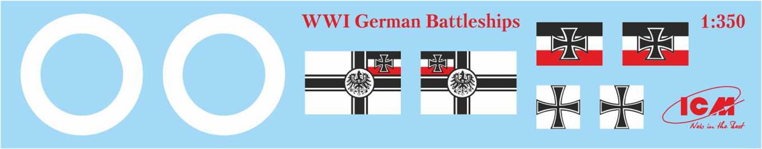ICM Models Markgraf WWI German Battleship Building Kit 2