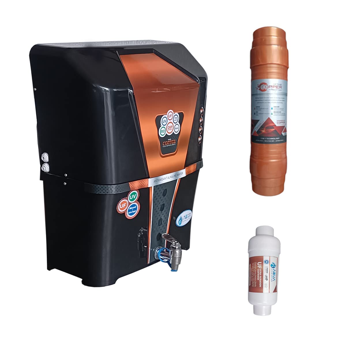 Aqua Jiva Star Active Copper RO Water Purifier | 12 L | RO+UV+UF+ Active Copper+TDS Control+UV | Purified Water with Goodness of Copper (Copper With UF) 5
