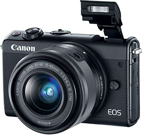 Canon EOS M100 Mirrorless Camera w/ 15-45mm Lens - Wi-Fi, Bluetooth, and NFC enabled (Black) (2209C011) 5