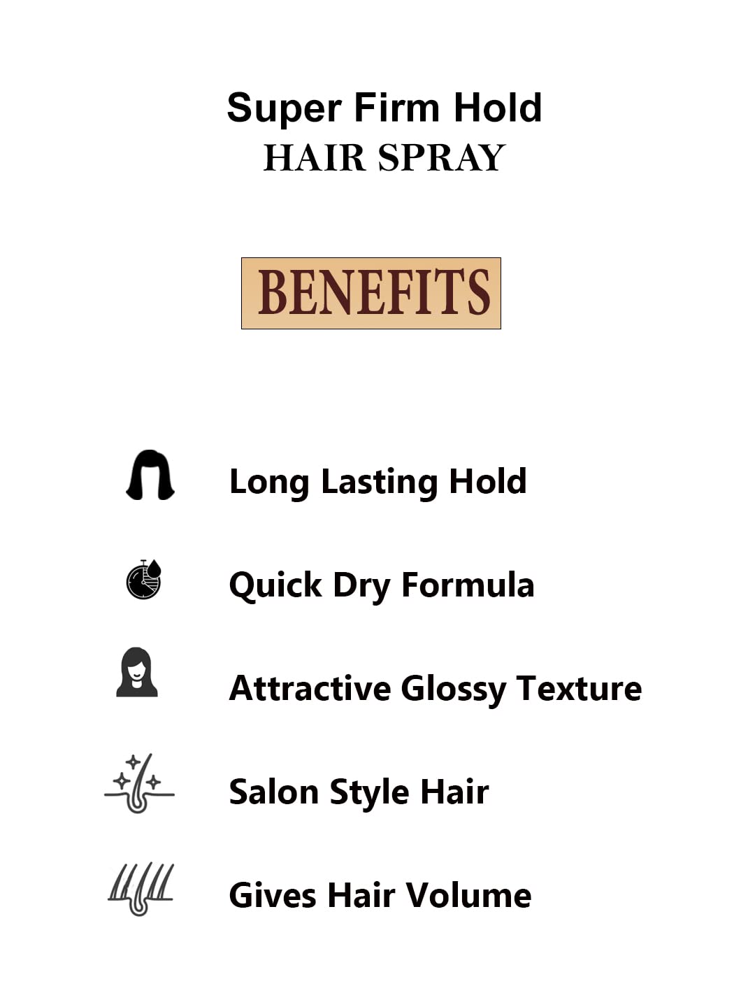 Berina Hair Spray- Super Firm Hold - 250ml 3