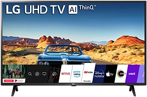 LG 108 cm (43 inches) 4K Ultra HD Smart LED TV 43UM7290PTF (Ceramic Black)