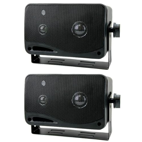 Pyramid 2022SX 3.75" 200W 3-Way Car Audio Box Car/Inside Home Speakers (8 Pack) 2