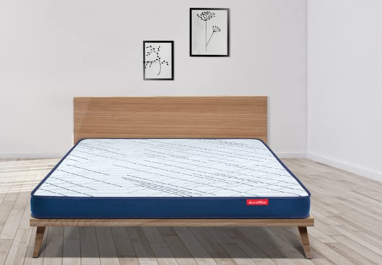 duroflex Edge Dual Comfort 4 Inch Double Size Foam Mattress (75 X 48 X 4 inches)