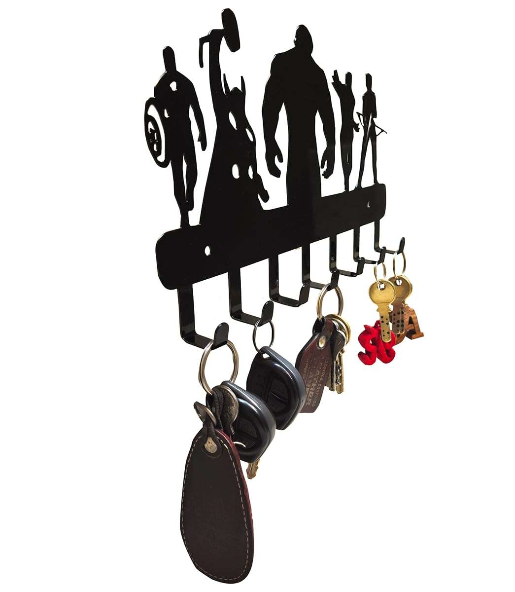 VEI Marvel Avengers Black Wall-Mounted Metal Key Holder – Durable Key Rack for Wall Decor, 28 x 17 x 2 cm 5