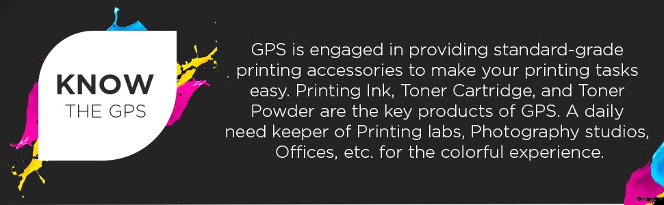 GPS Colour Your Dreams Original Epson 003 Ink for L3110, L3150, L3210, L3250 Inkjet Printers - Black and Color Ink Bottles Combo 6