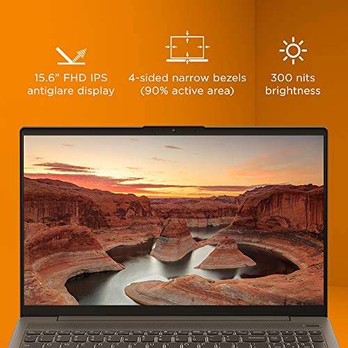 Lenovo IdeaPad Slim 5 11th Gen Intel Core i5 15.6 inches(39.6cm) FHD IPS Business Laptop (16GB/512GB SSD/Windows 10 Home/MS Office/Backlit Keyboard/Fingerprint Reader/Graphite Grey/1.66Kg), 82FG014DIN 3