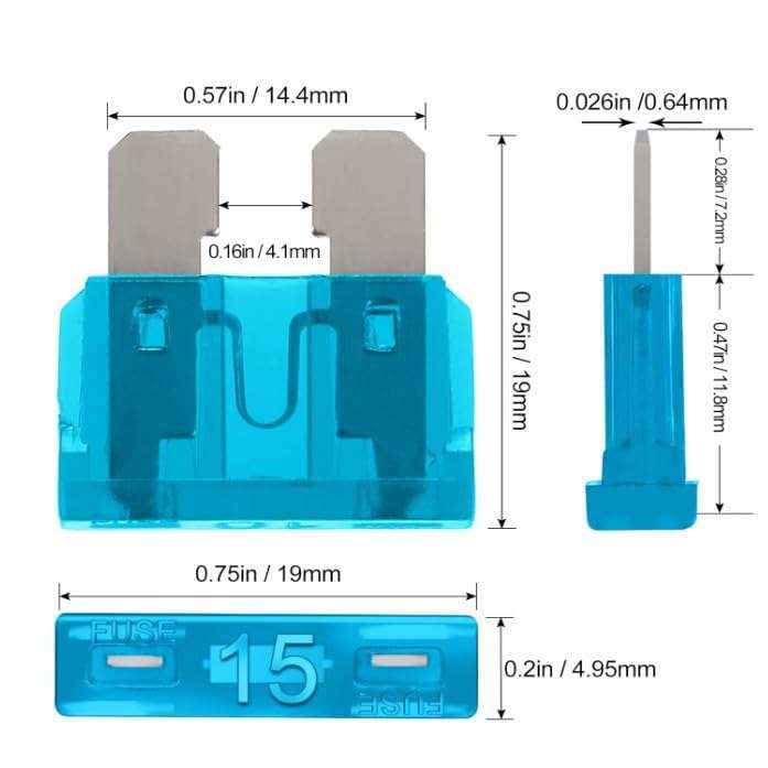 Shudyear 72Pcs Standard Car Fuses Assortment kit(3A/5A/7.5A/10A/15A/20A/30A/35A) Automotive Blade Fuse for RV, Truck, Marine, Auto Accessories (72 Medium Kit) 4