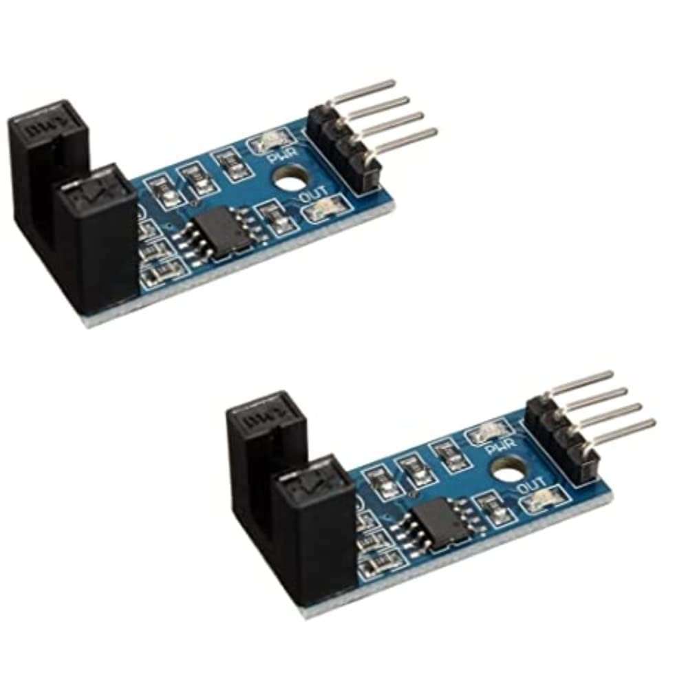 Techtonics Speed Measuring Sensor Counter Motor Test Groove Coupler Module For Arduino (Pack of 2) 1