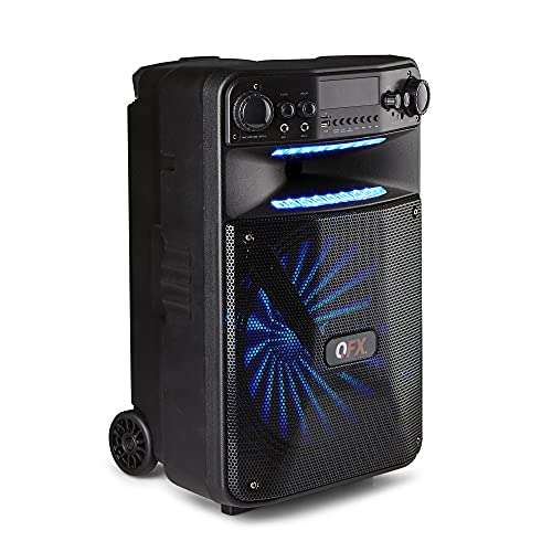 QFX PBX-1210 12" Bluetooth Rechargeable Speaker with 12" Woofer and Smart App Control 5