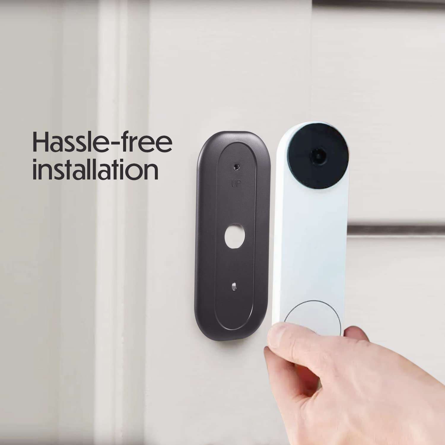 Wasserstein Wall Plate for Google Nest Doorbell (battery) - Made for Google Nest 3
