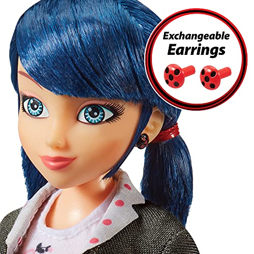 Miraculous Cat Ladybug Superhero Secret Marinette with Ladybug Fashion Outfit by Playmates Toys 4