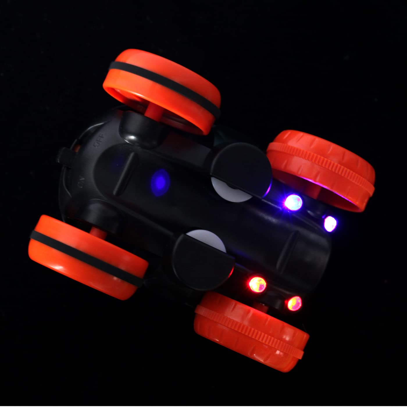 MAjik Changeable Track Durable Flexible Assembled Track Car Creative Light-Up Race Car with LED Different Carshells Interchangeable Toy for Kids Boys Girls 4