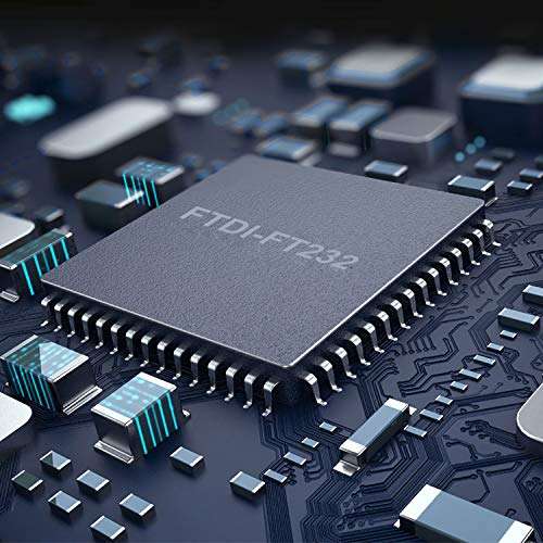 Green-utech USB RJ45 RS485 BMS Serial Cable for Dyness A48100 BX48100 BX51100 Solar Inverter Lithium Battery Module Firmware Upgrade FT232RNL Interface Cable (Length: 9.8Feet) 4