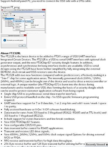 Letotech Cross Wired USB serial Cable FTDI ft232r USB RS232 to DB9 Female Adapter Null Modem Cable PC Control TV Cable (Standard Pinout) 6