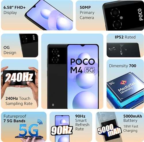 Poco M4 5G Power Black 6GB RAM 128GB RAM 2