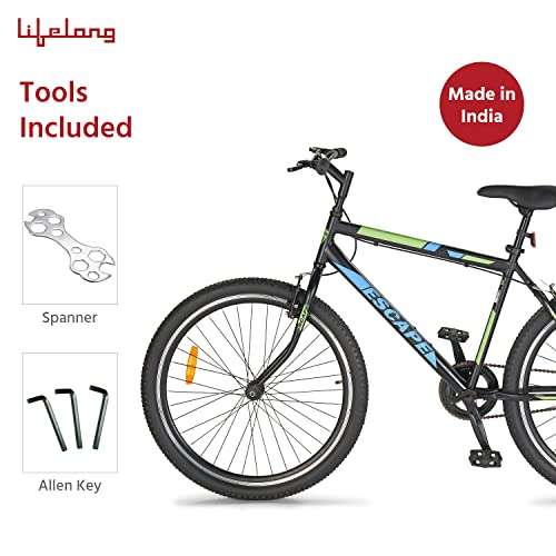 Lifelong LLBC2701 Escape 27.5 T BMX Cycle (Black) I Ideal for: Unisex Adults (Above 15 Years) I Frame Size: 18" | Ideal Height : 5 ft 6 inches | 85% Assembled (Easy Self-Assembly) 5