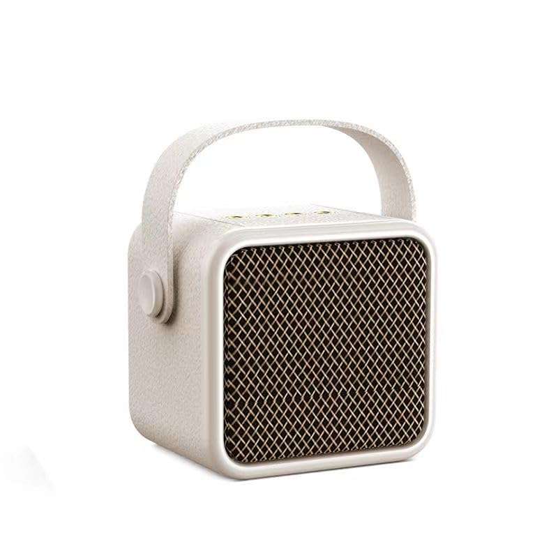 QUEQIMU Retro Bluetooth Speaker, Wireless Radio Vintage Speaker Indoor Outdoor Portable Small Bluetooth Speaker Support USB/TF Card/AUX Speaker 4