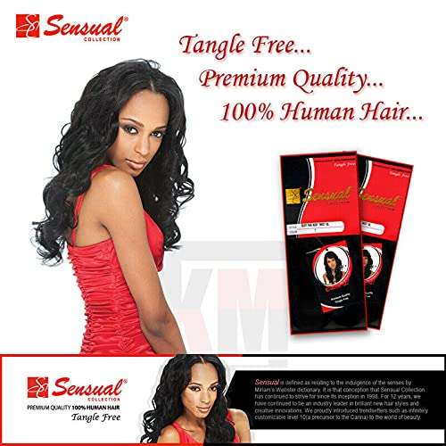 Sensual Silky Straight Hair Extension 20" #1B/33 3