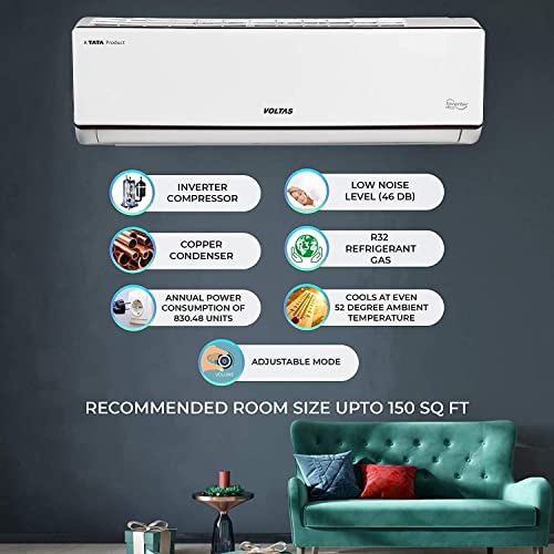 Voltas Split Air Conditioner SAC 184V DAZJ, White 2