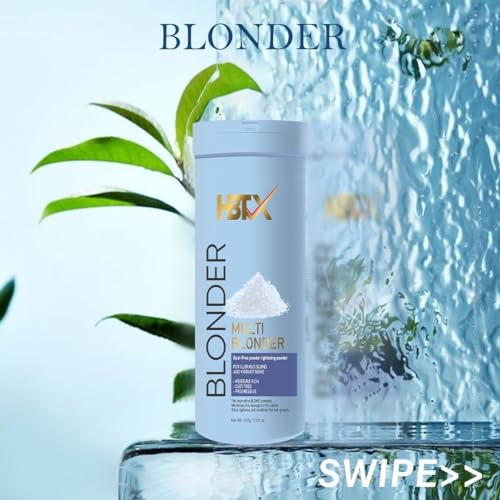 HBTX® New Multi Hair Blonder Powder For Men&Women, Enhances shine and instant Lightening 500Gm 3