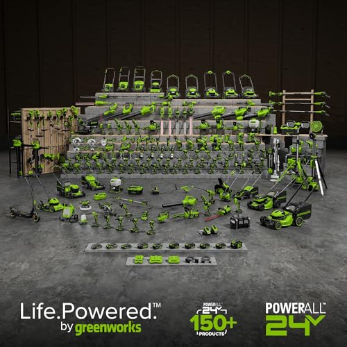 Greenworks 24V Cordless String Trimmer/Edger (Gen 2), 12" Cutting Width, Ultra-Light 6 lbs Design, with 2.0Ah Battery & Charger Included 3