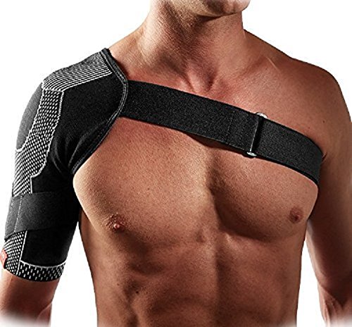 McDavid 4 Way Elastic Shoulder Wrap, Small, Black 1