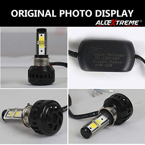 Allextreme EX2HB1P Universal Headlight Bulb Conversion kit with Cool White Light for Car and Motorcycle Halogen (20W, White Light, 1 PC) 5