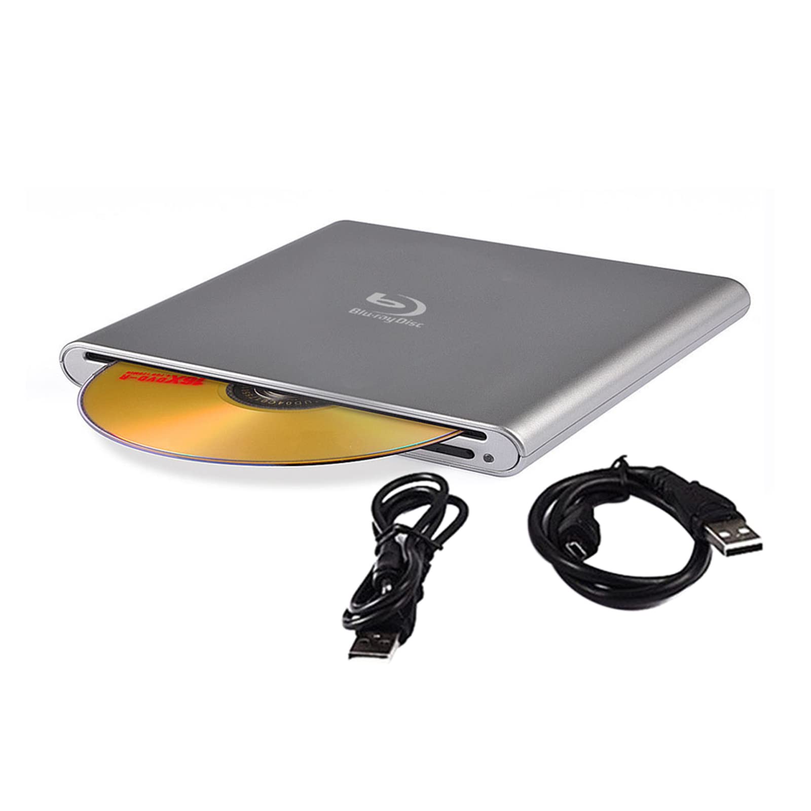 MAD HORNETS Slot in Blu-ray BD Burner External USB 3.0 DVD RW CD Writer Portable Drive 3