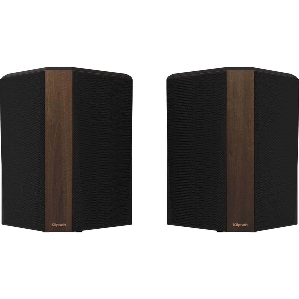 Klipsch RP-8060FA II Pair with RP-504C II Center Channel and RP-502S II Surround Speakers - Walnut 6