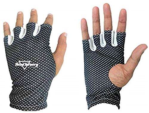 HeadTurners Cotton Limited Edition Finger Cut Fielding, Catching, Batting Inners Glove- Set Of 2 (White Dotted), Cricket 3