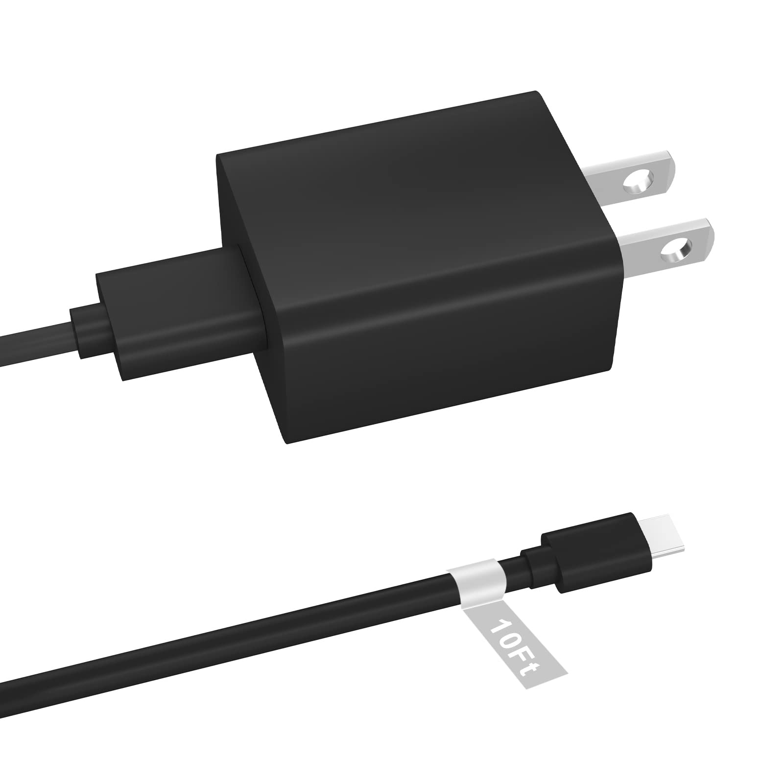 E-Reader Charger, AC Power Supply Charger Compatible for Kindle E-Reader Paperwhite Oasis E-Reader Voyage Kindle Kids E-Reader with 10FT Charging Cable… 1