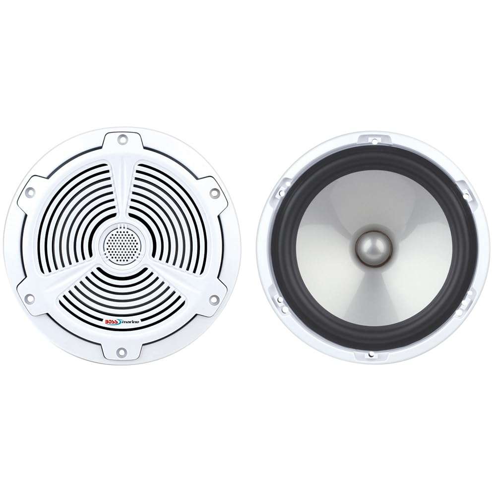 BOSS Audio Systems MR690 6x9 Inch Marine Speakers - 350 Watts Per Pair, Coaxial, 2 Way, Full Range, 4 Ohms, Weatherproof 2