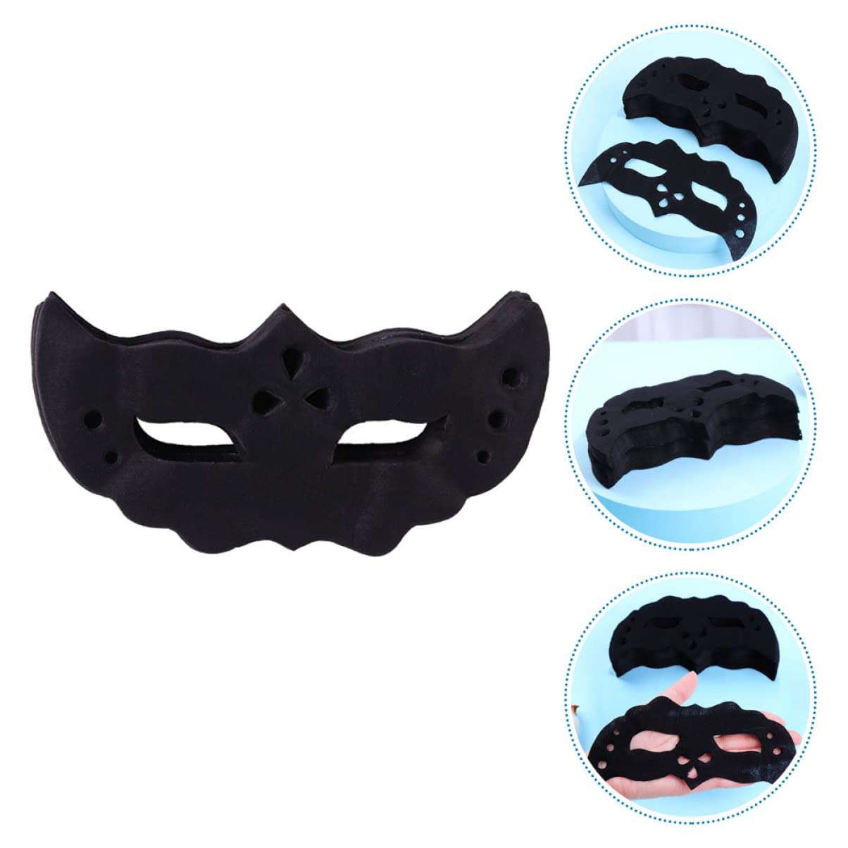 STAHAD 100 Sheets Bamboo Charcoal Black Eye Mask Paper Non- Woven Eye Masks Spa Eye Patches Disposable Eye Mask Bamboo Charcoal Eye Masks Supplies Nonwoven Skin Care Miss 5