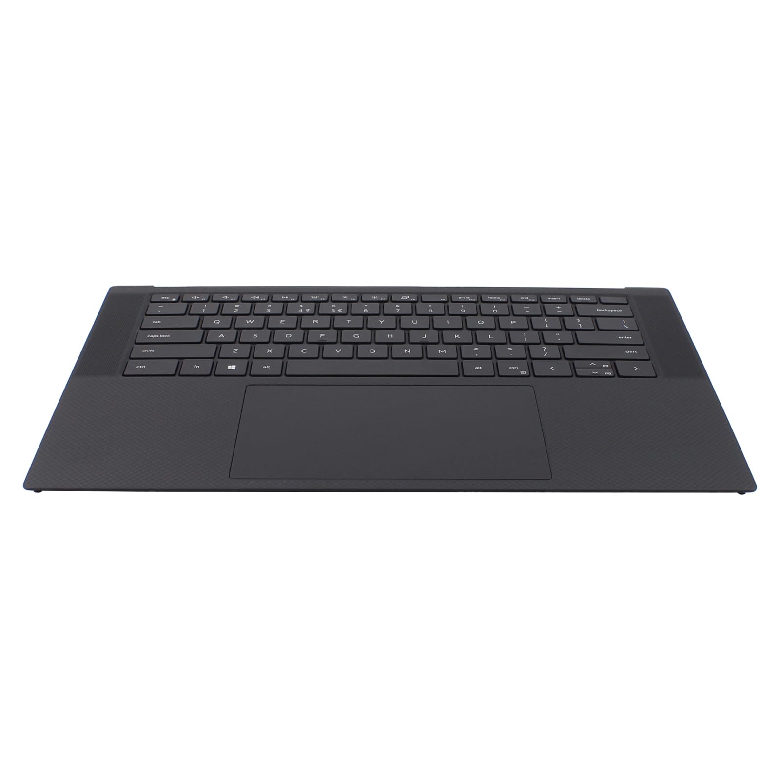 ApplianPar Black Upper Case Palmrest Cover with Backlit Keyboard and Touchpad CYJV4 for Dell XPS 15 9520 9530 3