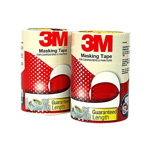 3M General Purpose Masking Tape, 18mm X 20m, 8 rolls/pack, For Carpenters & Paitners 1