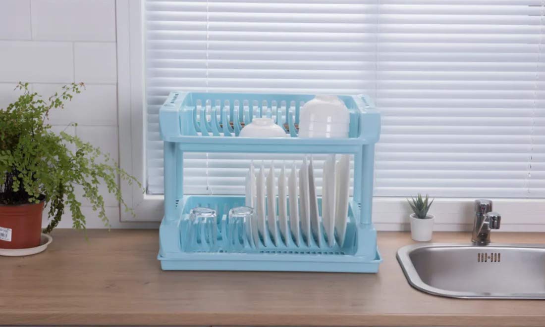 Moradiya Fresh Kitchen Utensils Rack/Modern Kitchen Storage Rack/Kitchen Organizer/Modular Kitchen Storage Rack/Utensils Rack with Plate & Cutlery Stand 2