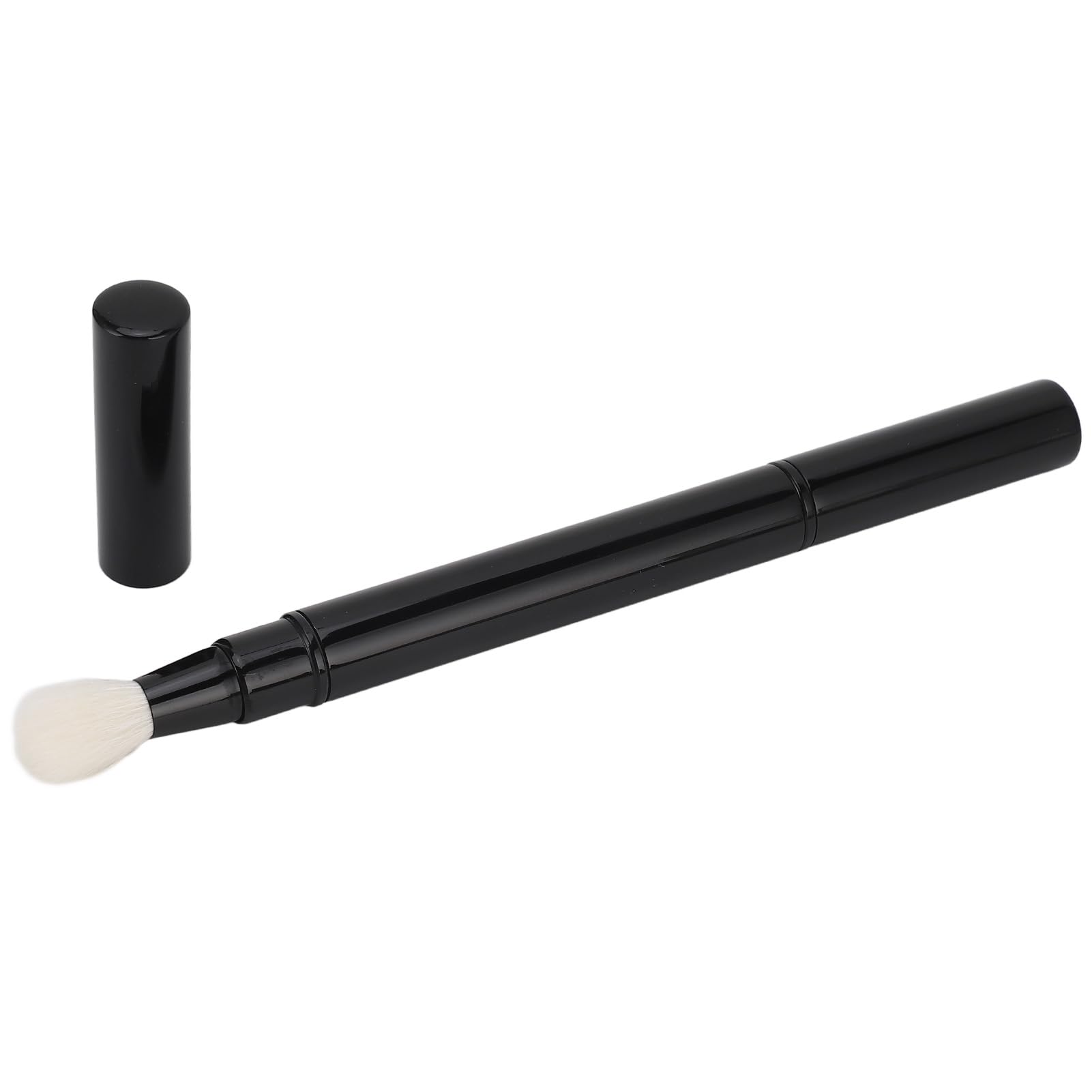 ZJchao Eyeshadow Brush, 2 in 1 Double Ended Eyeshadow Brush Portable Blending Eyeshadow Makeup Brushes Eye Shadow Brush Eyeshadow Brushes with Retractable Design for Outdoor Travel 1