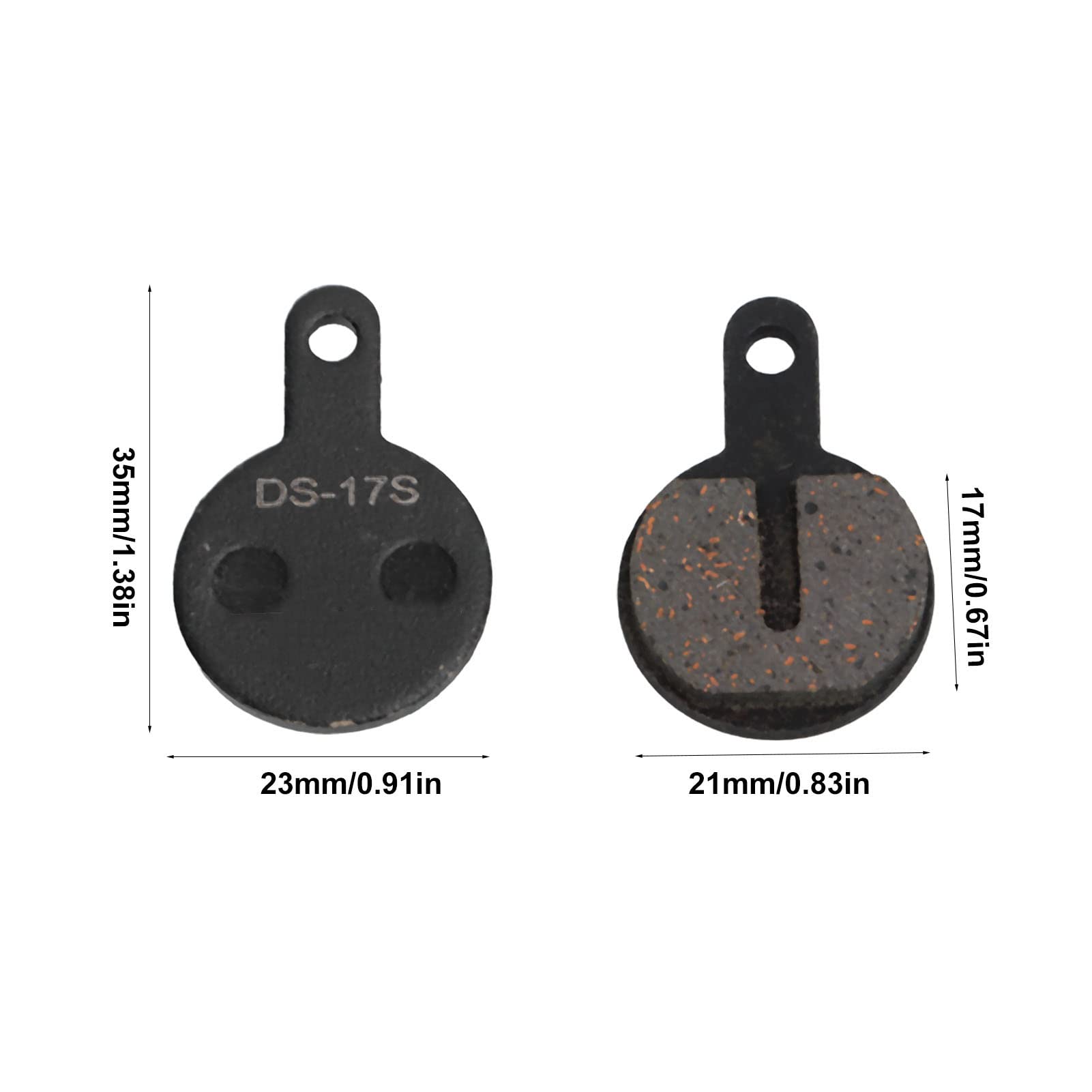 2 Pairs bikes Brake Pads Competible with YINXING Line Disc Brake , Semi Metal bikes Brake Pads , Brake Electric bikes Disc Brake Replacement for bikes Ebike 5