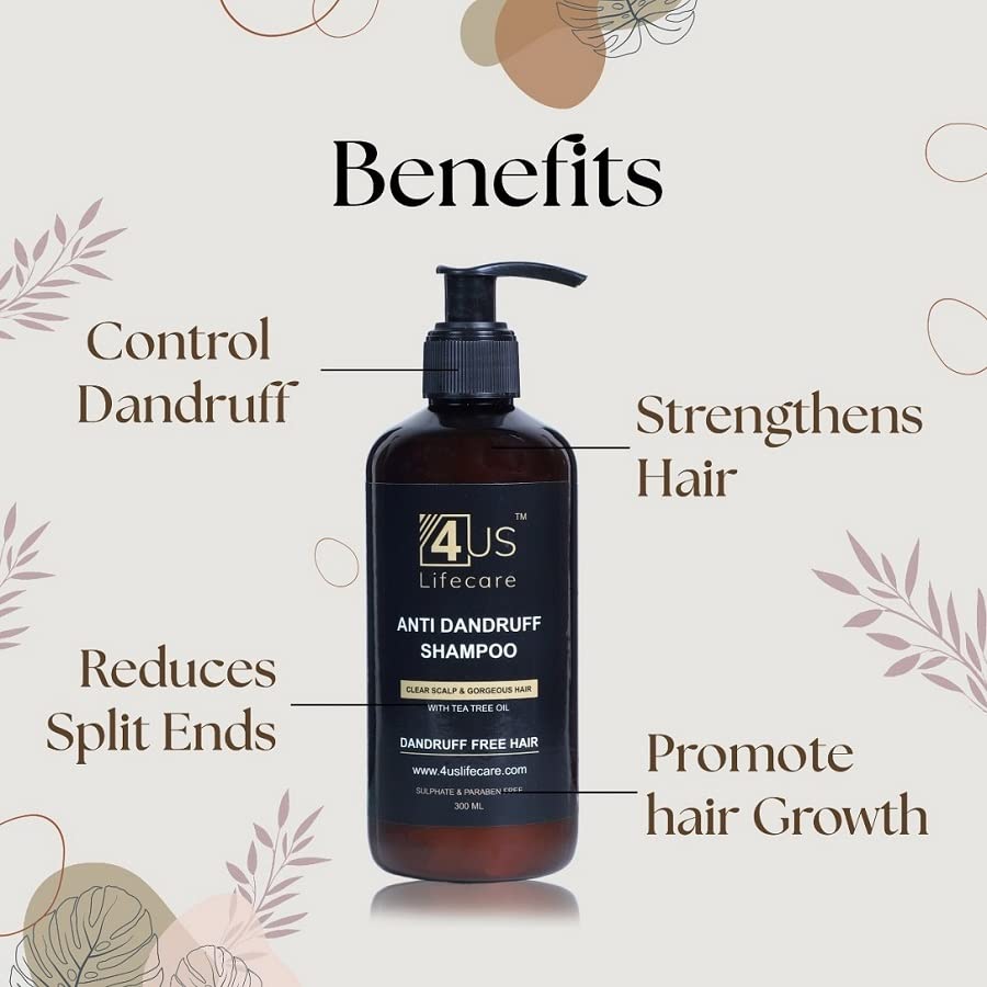 HENU Enterprise Anti Dandruff Shampoo - ( Sulphate & Paraben Free) Pack of 1 (300ml) 4