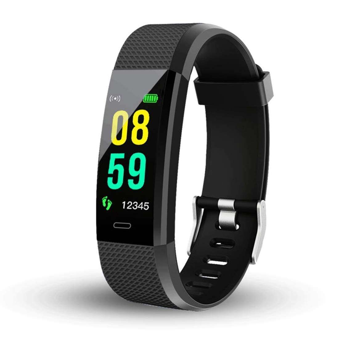 SHOPONE 40W Smart Fitness Watch for ZTE Blade V2020 5G Original Sports Touchscreen Smart Watch Bluetooth 1.3" Smart Watch LED with Daily Activity Tracker, Heart Rate Sensor, Sleep Monitor B (BLK) 1