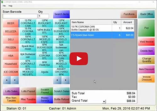 LMS POS - Liquor Store POS - Lottery Management - Grocery Store POS - Retail POS - Software (Hardware Not Included) 1