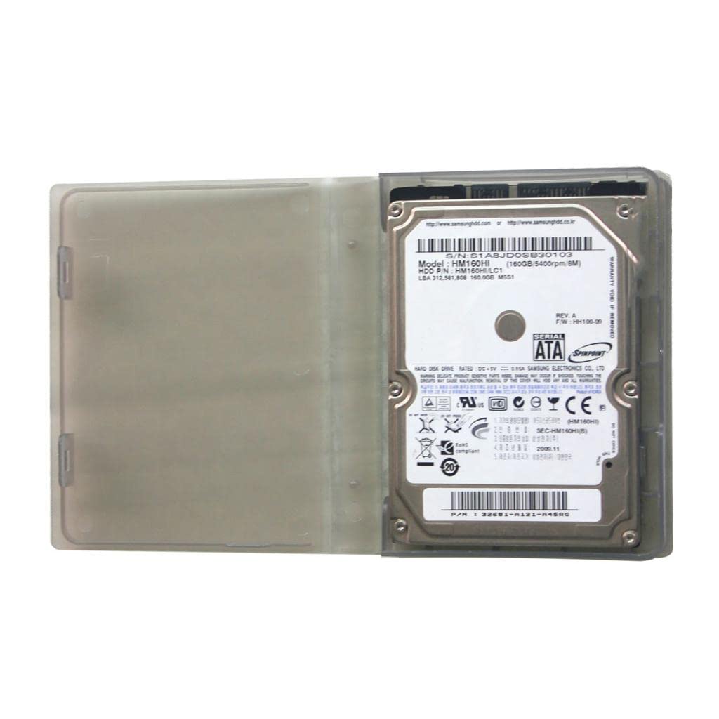CALANDIS 2.5 Sata Hard Drive HDD Ssd Enclosure External Disk Case Storage Box Blue 5