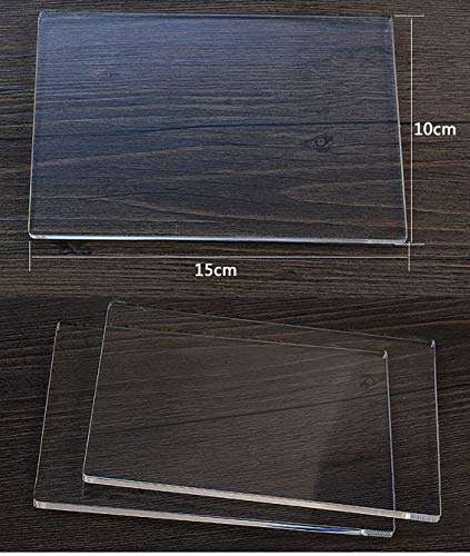 mofa Clear Acrylic Perspex Sheet Cut Plastic Transparent Board Perspex Panel,DIY and Sign ("6" X"4") 2