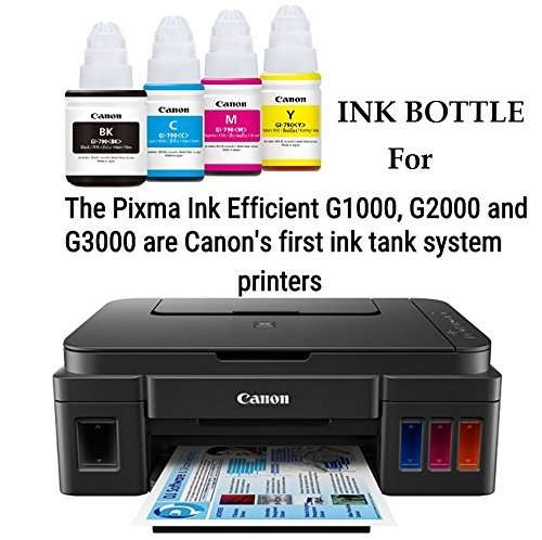 Canon PIXMA MegaTank G3000 All in One WiFi Inktank Colour Printer with 2 Additional Black Ink Bottle 5