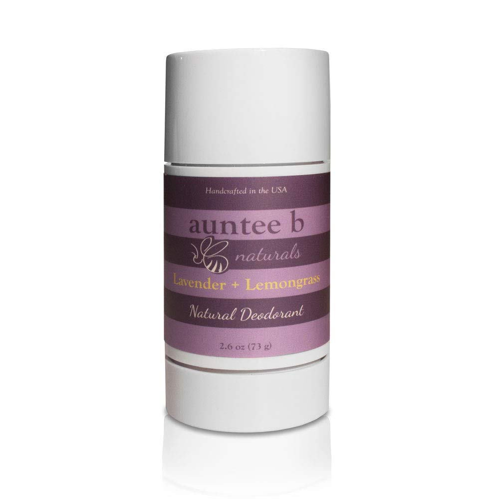 Natural Aluminum-Free Deodorant (Lavender/Lemongrass) by Auntee B Naturals | No Baking Soda | For Him and Her | No Phthalate or Parabens 1