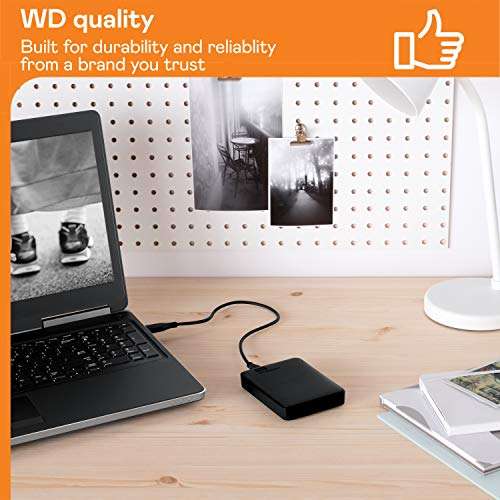 WD 1.5TB Elements Portable External Hard Drive for Windows, USB 3.2 Gen 1/USB 3.0 for PC & Mac, Plug and Play Ready - WDBU6Y0015BBK-WESN 4