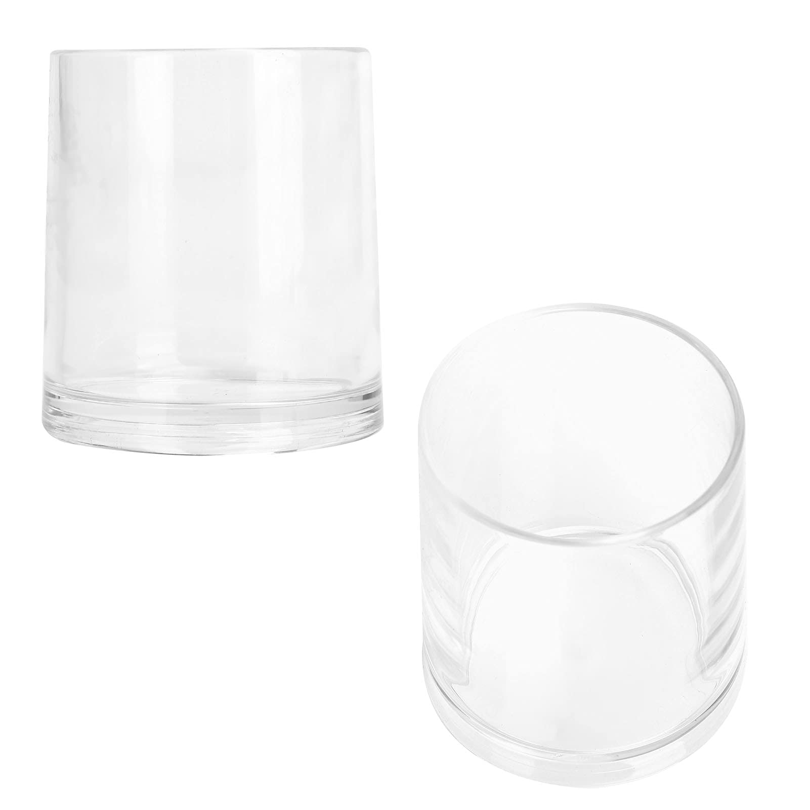 Glomora Versatile 200ml Round Drinking Glass Set(Transparent color) 5