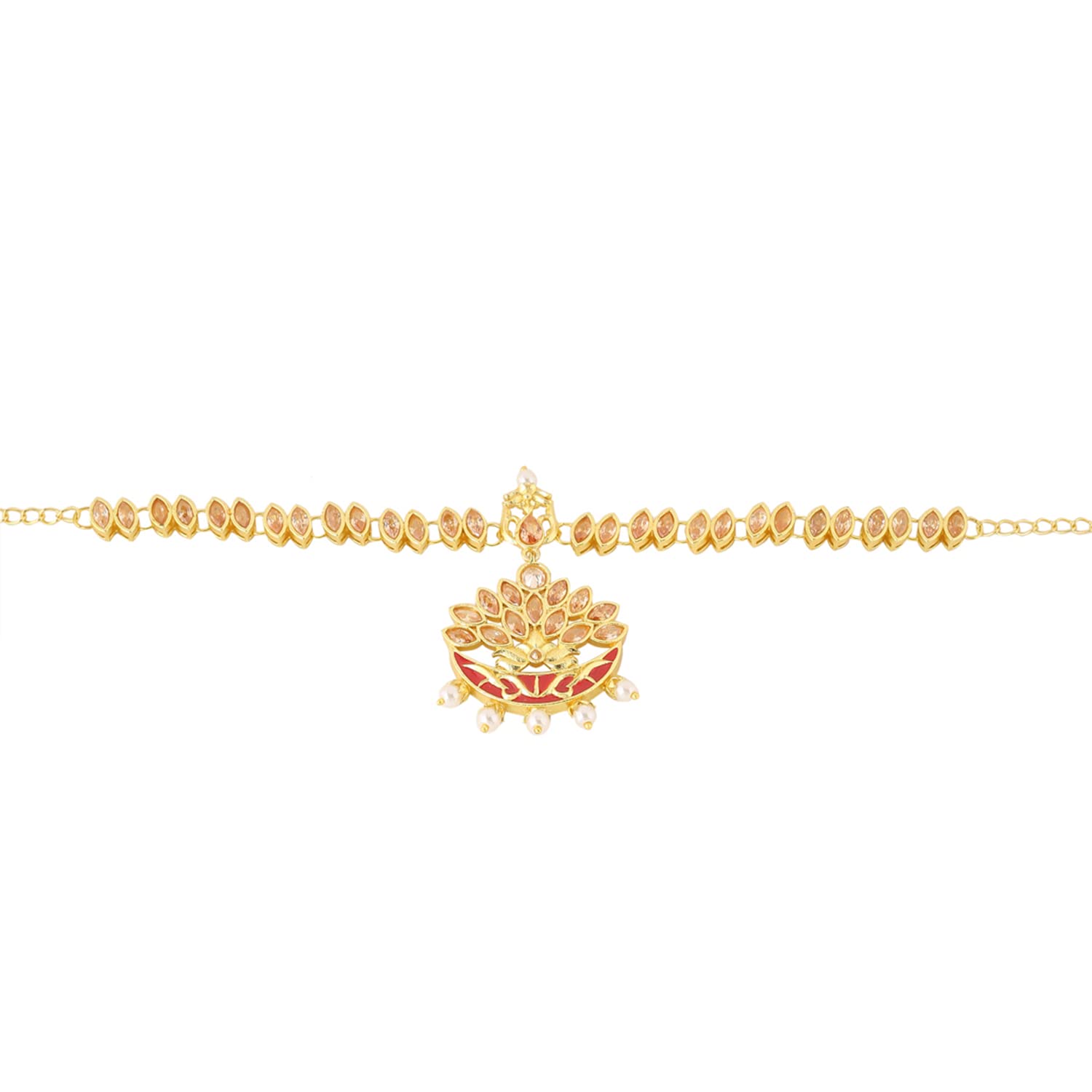 Voylla Apsara Bridal Pearl Drops Armlets 5