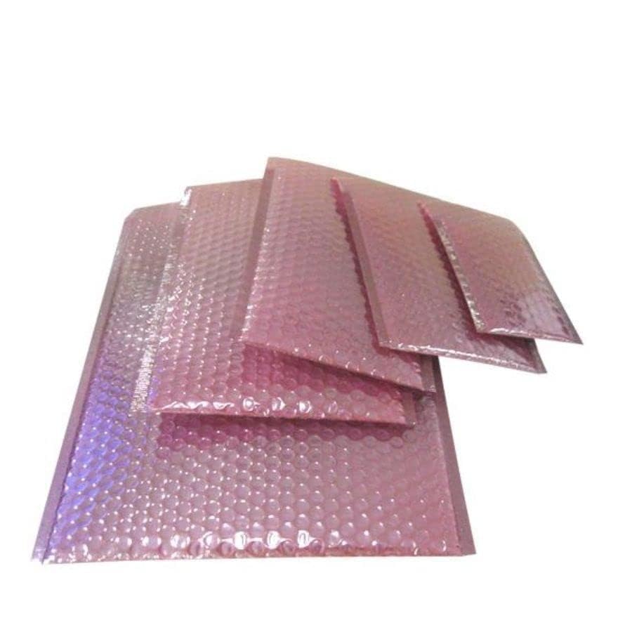 Sky=Anti Static Air Bubble Pouch for Hard Disk Mother Board Etc Fragile Item Packing Bag Zip Lock Size [200X250 MM] Pack of 20 [PCS] in Side ESD Pink AIR Bubble Bag Out Side ESD Bag with Zip Lock